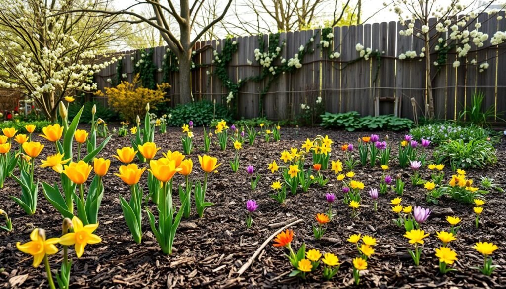 saison frühjahr garten